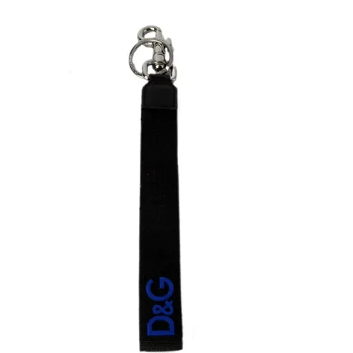 Men Key Holder , male, Sizes: ONE SIZE - Dolce & Gabbana - Modalova