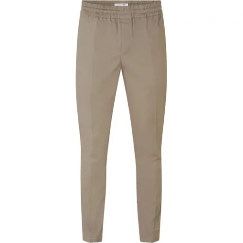 Brindle Slim-Fit Trousers , male, Sizes: XL - Samsøe Samsøe - Modalova