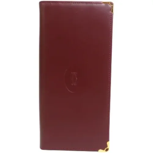 Pre-owned Leather wallets , unisex, Sizes: ONE SIZE - Cartier Vintage - Modalova