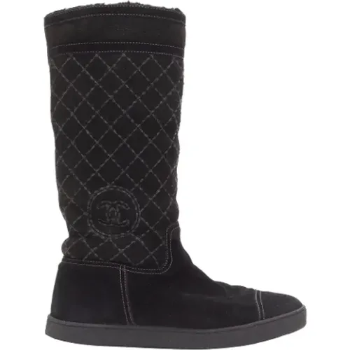 Pre-owned Wildleder boots - Chanel Vintage - Modalova