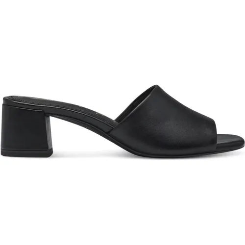 Schwarze Casual Offene Mules , Damen, Größe: 41 EU - tamaris - Modalova