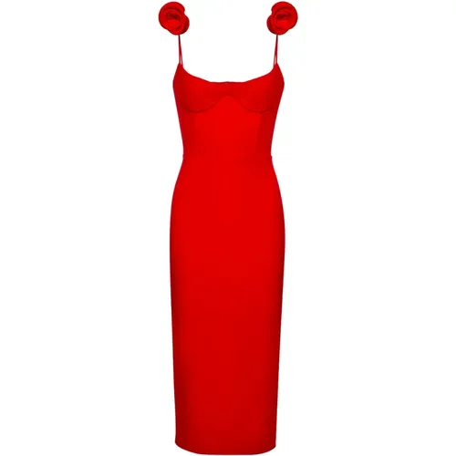 Back-Zip Midi Dress , female, Sizes: M - Magda Butrym - Modalova