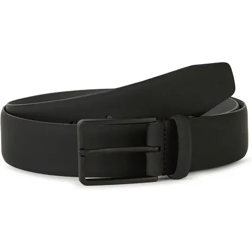 B Tech Gummiertes Lederband Mit Logo , Herren, Größe: 115 CM - Boggi Milano - Modalova