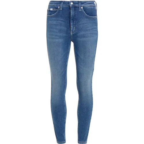 High Rise Skinny Jeans , Damen, Größe: W25 - Calvin Klein Jeans - Modalova