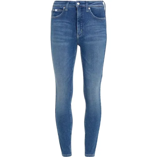 High Rise Skinny Jeans , Damen, Größe: W30 L32 - Calvin Klein Jeans - Modalova