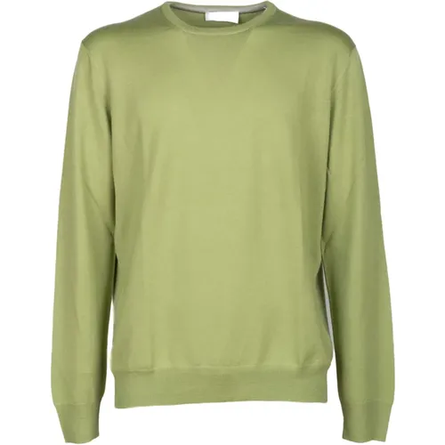 Merino Wool Sweater in Pistachio , male, Sizes: 4XL, 3XL - Gran Sasso - Modalova