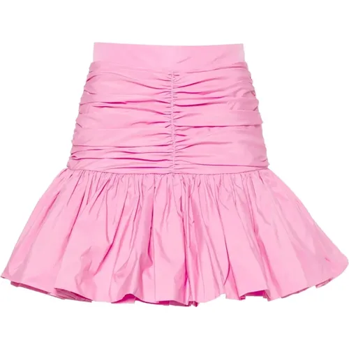 Flare Skirt with Maxi Ruffle , female, Sizes: M - Patou - Modalova