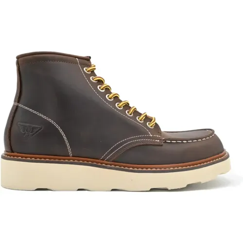 Leather Mid Oakland Boots , male, Sizes: 10 UK, 11 UK, 9 UK - Docksteps - Modalova