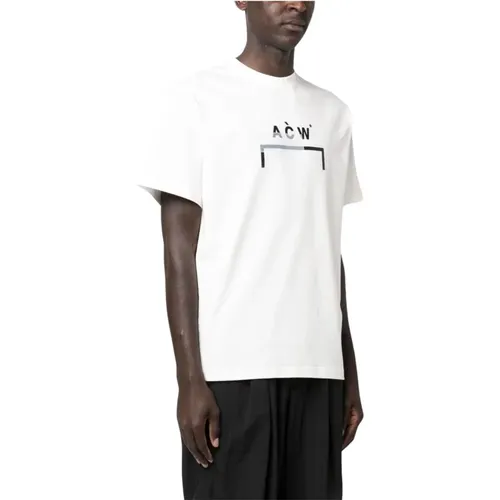 Weiße T-Shirts und Polos mit Strata-Halterung , Herren, Größe: L - A-Cold-Wall - Modalova