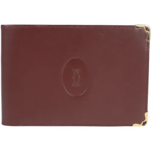 Pre-owned Leather wallets , female, Sizes: ONE SIZE - Cartier Vintage - Modalova