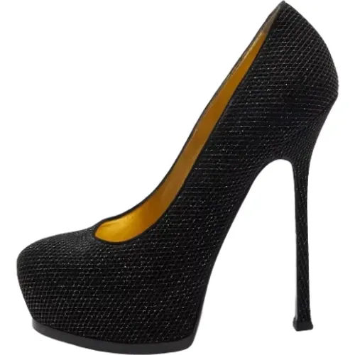Pre-owned Suede heels , female, Sizes: 6 UK - Yves Saint Laurent Vintage - Modalova