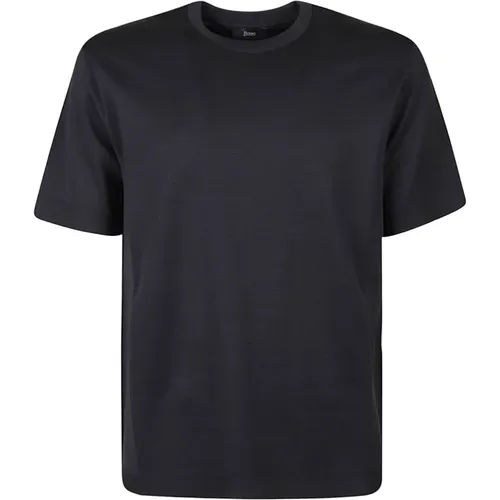 T-Shirts , male, Sizes: M, 2XL, 3XL - Herno - Modalova