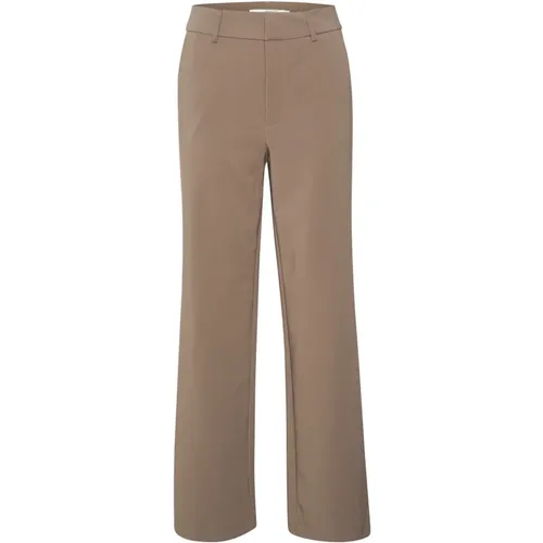 Earth Straight Leg Pants , female, Sizes: XS, S, M, XL - Gestuz - Modalova