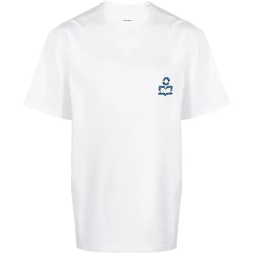 Hugo Logo Besticktes T-Shirt , Herren, Größe: XL - Isabel marant - Modalova