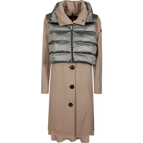 Double Duck Wool Coat with Timeless Elegance , female, Sizes: M, XS, S - RRD - Modalova