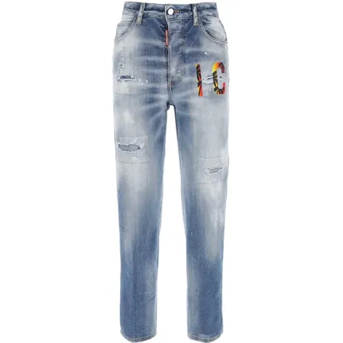 Stilvolle Gerades Jeans Kollektion , Damen, Größe: XS - Dsquared2 - Modalova