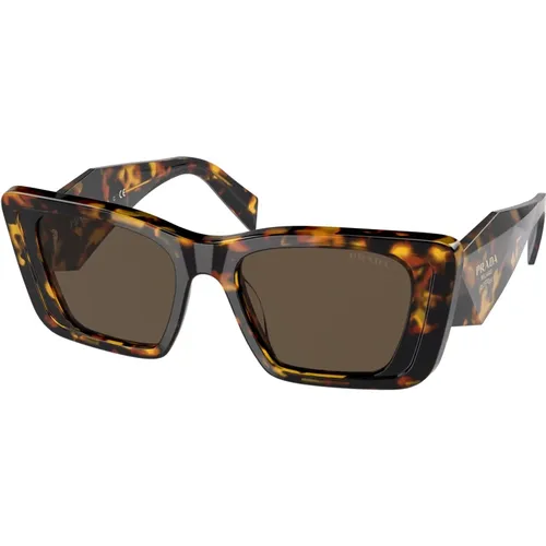Stylish Sunglasses in Dark , female, Sizes: 51 MM - Prada - Modalova