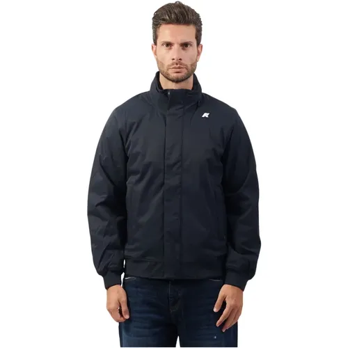 Wasserdichte Herrenjacke für den Herbst , Herren, Größe: XL - K-way - Modalova