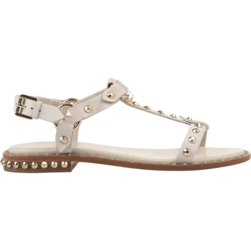 Studded Flat Sandals , female, Sizes: 2 UK - Ash - Modalova