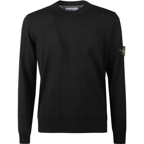 Stylish Knit Sweater for Men , male, Sizes: S, L, M - Stone Island - Modalova