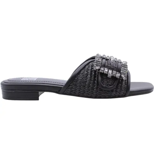 Chic Summer Sliders , female, Sizes: 3 UK - Bibi Lou - Modalova