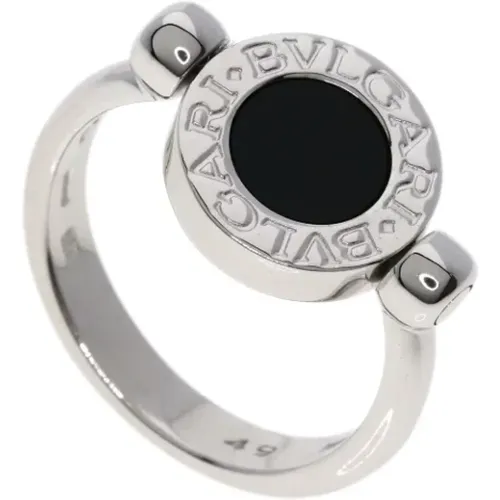 Pre-owned White Gold rings , female, Sizes: ONE SIZE - Bvlgari Vintage - Modalova