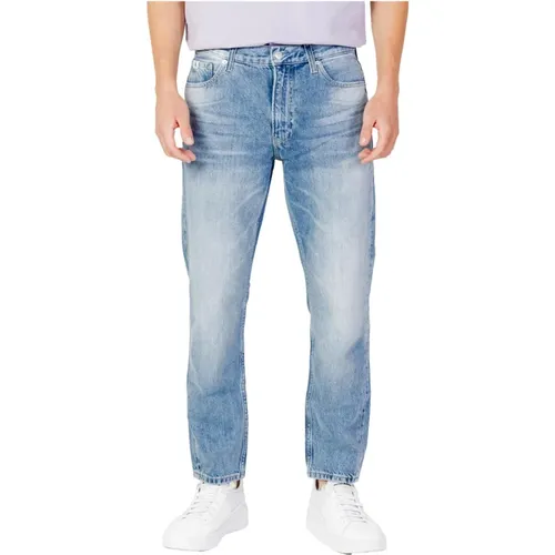 Hellblaue Baumwolljeans für Herren , Herren, Größe: W31 - Calvin Klein Jeans - Modalova