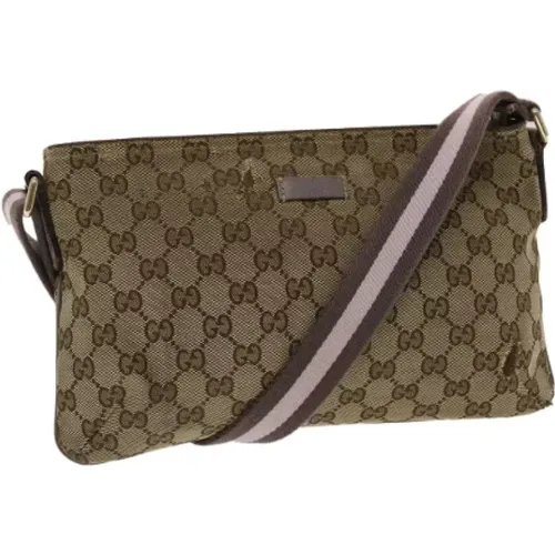 Pre-owned Canvas shoulder-bags , female, Sizes: ONE SIZE - Gucci Vintage - Modalova