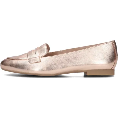 Rosa Leder Loafers mit Femininem Touch , Damen, Größe: 38 1/2 EU - Paul Green - Modalova