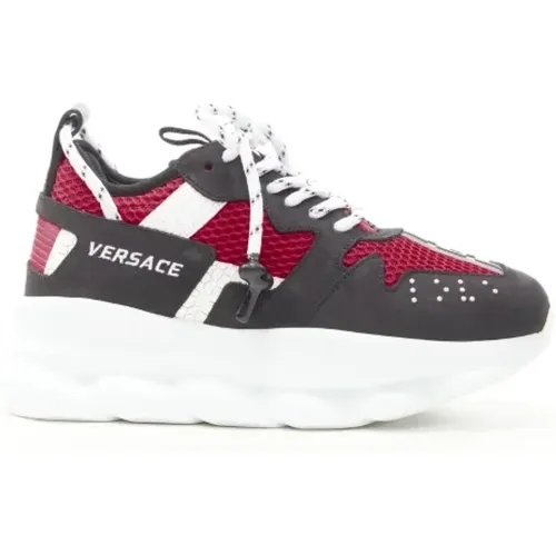 Pre-owned Fabric sneakers , female, Sizes: 3 UK - Versace Pre-owned - Modalova