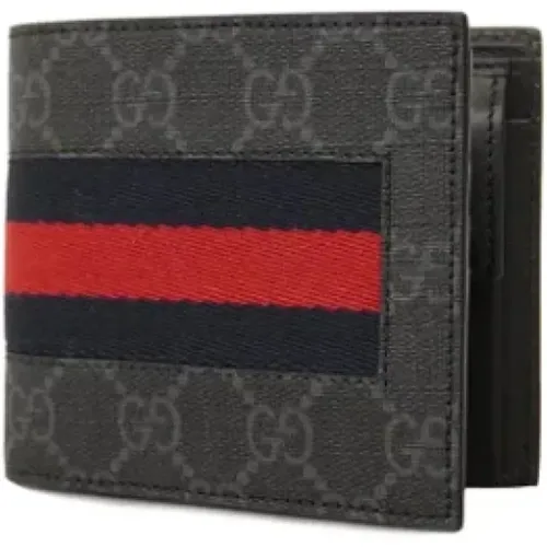 Pre-owned Canvas wallets , male, Sizes: ONE SIZE - Gucci Vintage - Modalova