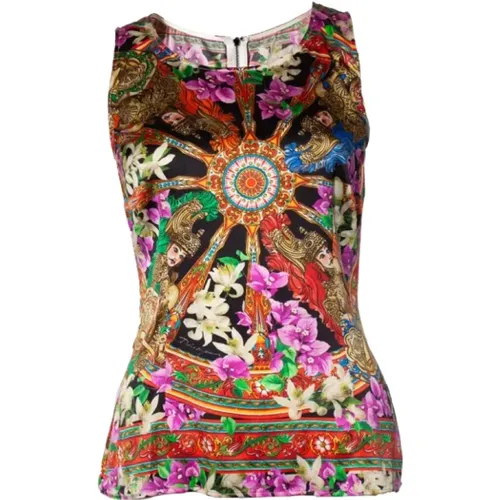 Pre-owned Silk tops , female, Sizes: XS - Dolce & Gabbana Pre-owned - Modalova