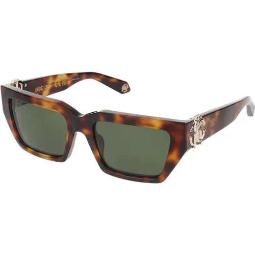 Stilvolle Sonnenbrille Src016M , unisex, Größe: 55 MM - Roberto Cavalli - Modalova