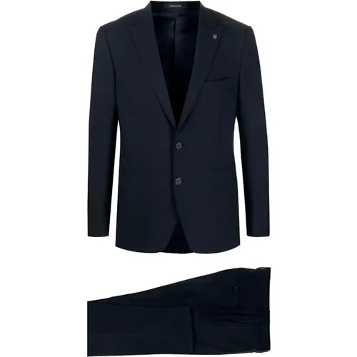 Luxury Single Breasted Suit Set , male, Sizes: 3XL, M, L, S, XL - Tagliatore - Modalova