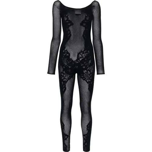 Elegant Lace Tattoo Jumpsuit - Wolford - Modalova