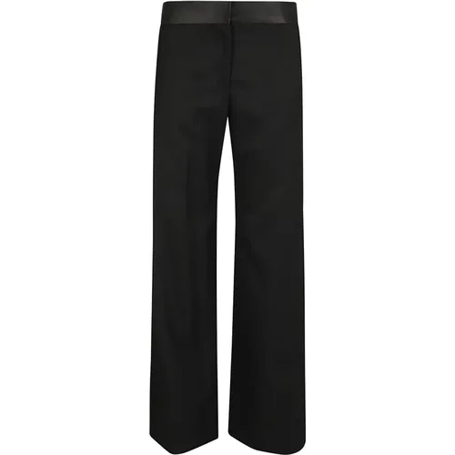 Schwarze Hose für Frauen Aw24 , Damen, Größe: 3XS - Victoria Beckham - Modalova