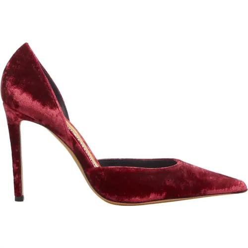 Burgundy Pointed Toe High Heels , female, Sizes: 4 UK - Alexandre Vauthier - Modalova