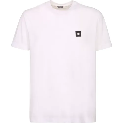 Patch T-Shirt , Herren, Größe: XL - Zanone - Modalova