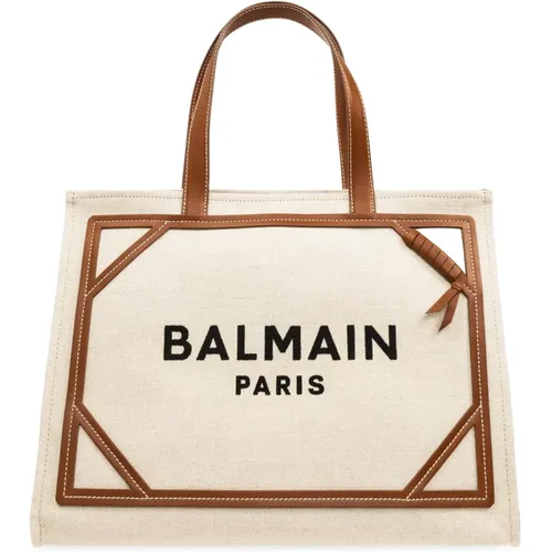 Logo 'Shopper' Tasche Balmain - Balmain - Modalova