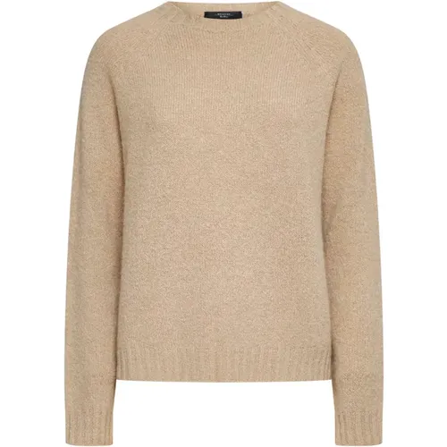 Sand Sweaters with Ghiacci Touch , female, Sizes: S, M, L, XL, XS - Max Mara Weekend - Modalova