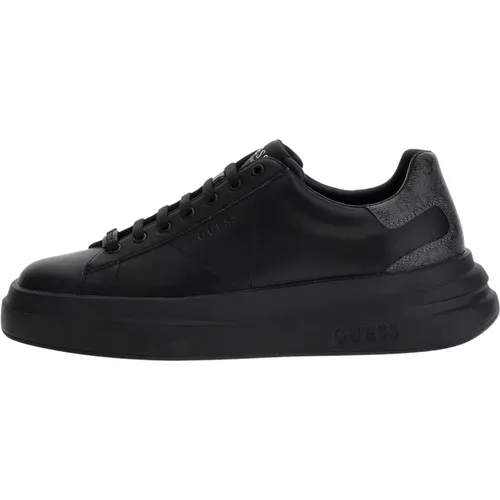 Schwarze Sneakers mit 4G Logo Guess - Guess - Modalova