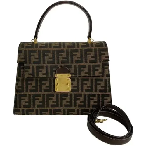 Pre-owned Canvas handbags , female, Sizes: ONE SIZE - Fendi Vintage - Modalova