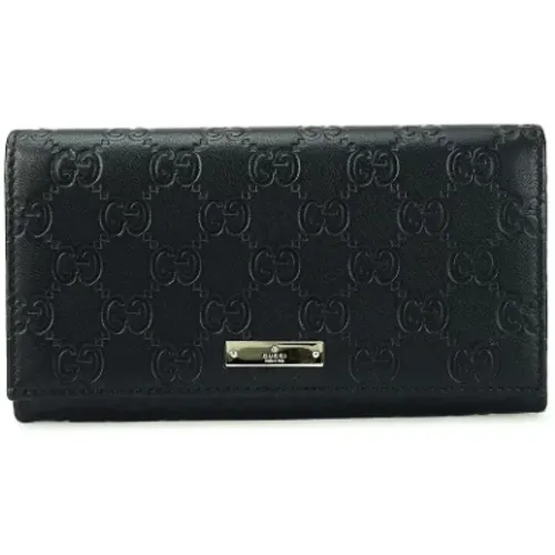 Pre-owned Leather wallets , female, Sizes: ONE SIZE - Gucci Vintage - Modalova