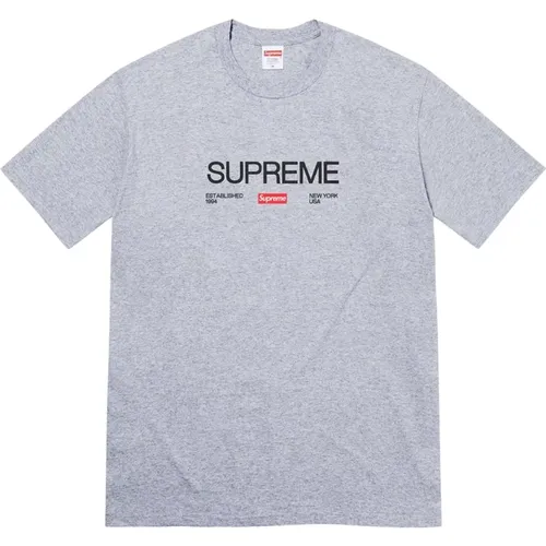 Classic 1994 Tee Heather Grey , male, Sizes: M, XL, L - Supreme - Modalova