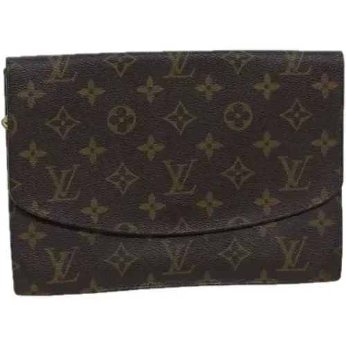 Pre-owned Canvas clutches , female, Sizes: ONE SIZE - Louis Vuitton Vintage - Modalova