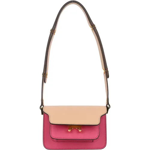 Mädchen Taschen Handtasche Tricolor Koffer Aw23 - Marni - Modalova