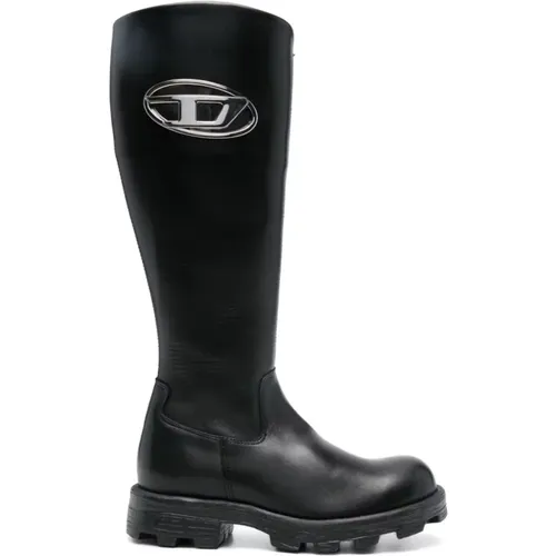 Stylish Boots for Men , female, Sizes: 3 UK, 4 UK, 7 UK, 6 UK - Diesel - Modalova