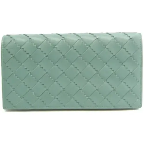 Pre-owned Leather wallets , female, Sizes: ONE SIZE - Bottega Veneta Vintage - Modalova