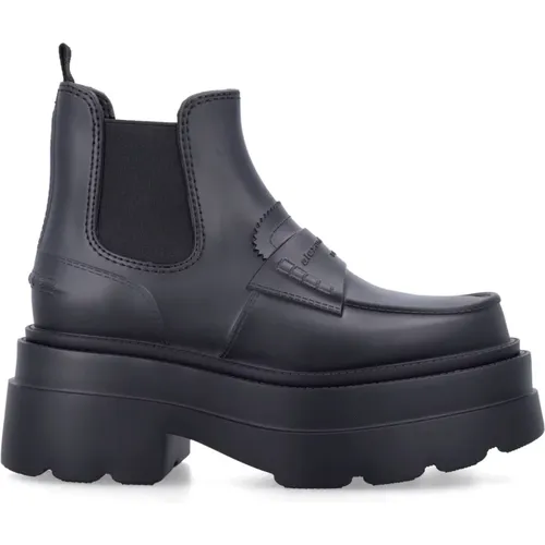 Closed Ankle Platform Rain Boots , female, Sizes: 7 UK, 6 UK, 3 UK - alexander wang - Modalova