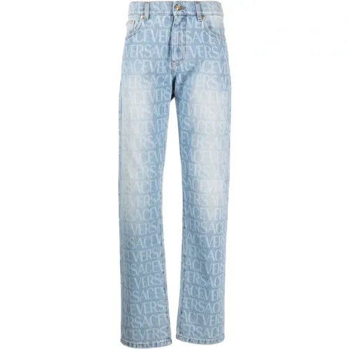 Jeans with Medusa Detailing , male, Sizes: W30, W32 - Versace - Modalova